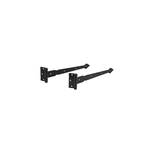 SPB8441 13-1/2" Spear T-Hinge - pack of 2 - Black