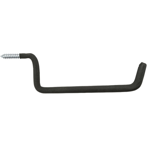 Ladder Hook 10.88" L Black Steel/Vinyl Large 30 lb. cap. Black