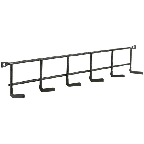 2418BC Household Hanger, 15 lb, Steel, Black - pack of 6