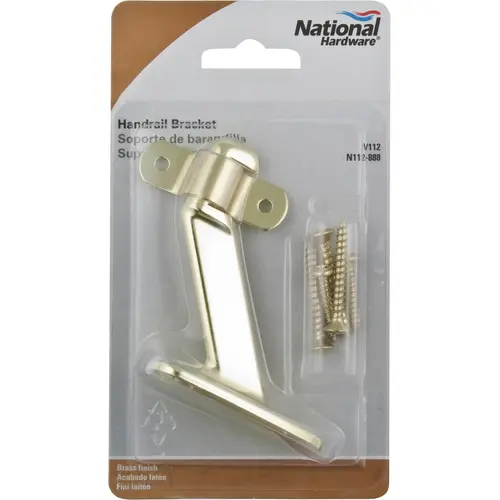 V112 Handrail Bracket Brass Finish - pack of 5