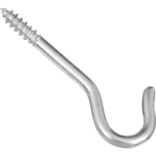 Screw - Ceiling Hook #10, 2-1/16" - Zinc pack of 6