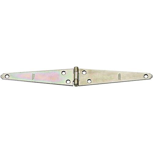 National Hardware N127639 280BC 6" Light Strap Hinge Zinc Plated Finish