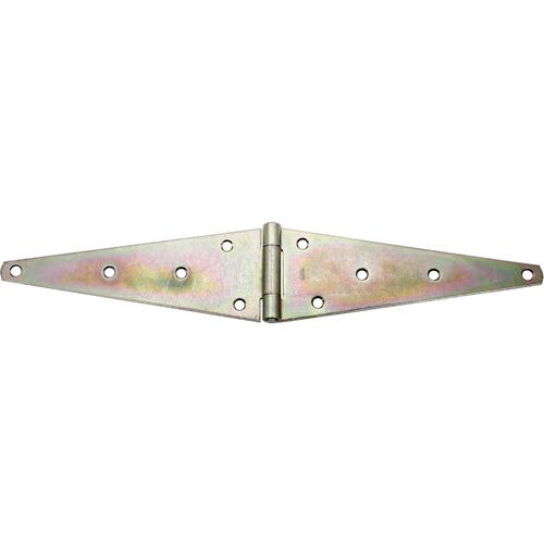 National Hardware N127910-XCP5 282BC 12" Heavy Strap Hinge Zinc Plated Finish - pack of 5