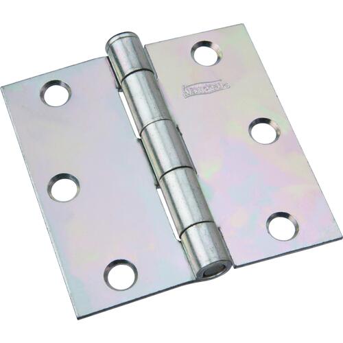 504BC 3" Removable Pin Broad Hinge - Zinc Plated