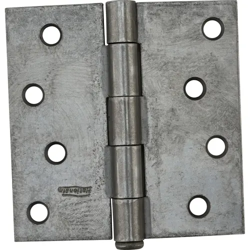 504BC 4" Removable Pin Broad Hinge - Plain Steel