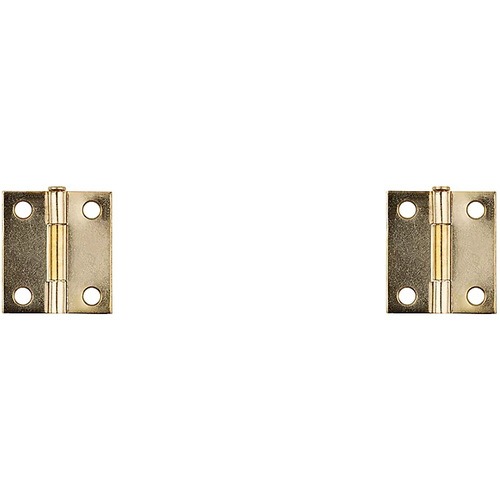 V508 1-1/2" Removable Pin Hinge Pair Polished Brass