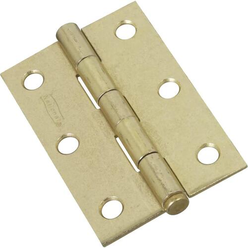 V508 3" Removable Pin Hinge - pack of 2 - Polished Brass