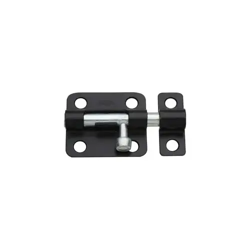 National Hardware 2-1/2" Barrel Bolt - Black