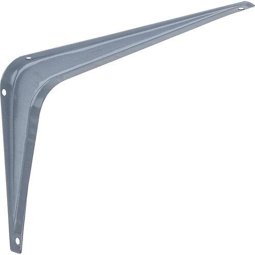 Steel Shelf Bracket, Gray, 6 x 8 In.