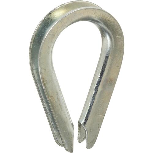 3232BC 1/8" Rope Thimble Zinc Plated Finish