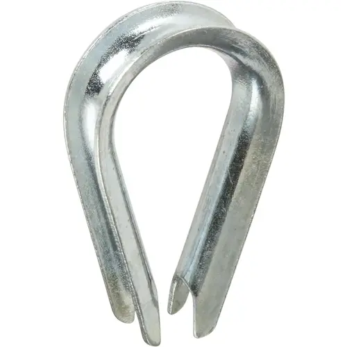 3232BC 1/4" Rope Thimble Zinc Plated Finish - pack of 10