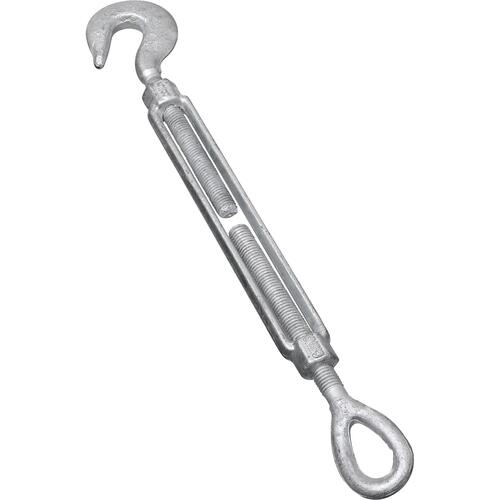 3272BC 5/8" x 9" Hook / Eye Turnbuckle Galvanized Finish