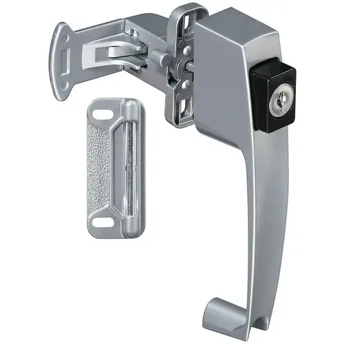 V1317 Pushbutton Latch Silver Finish