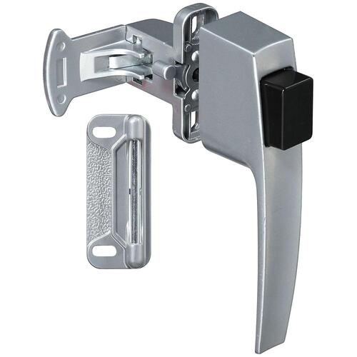 V1326 Pushbutton Latch Silver Finish - pack of 3