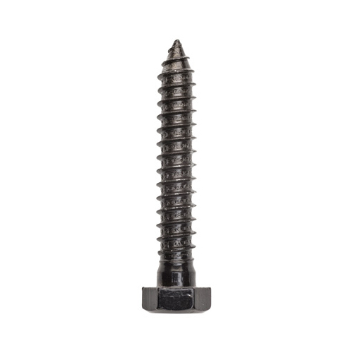 V1863 1/2" x 3" Hex Lag Screws - pack of 4 - Black