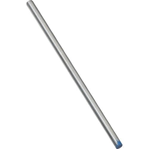 4000BC 1/2"-13 x 24" Steel Threaded Rod - Coarse Thread Zinc Plated Finish