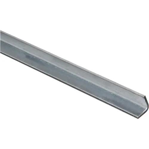 4010BC 3/4" x 36" Solid Angle - 12 Gauge Galvanized Finish