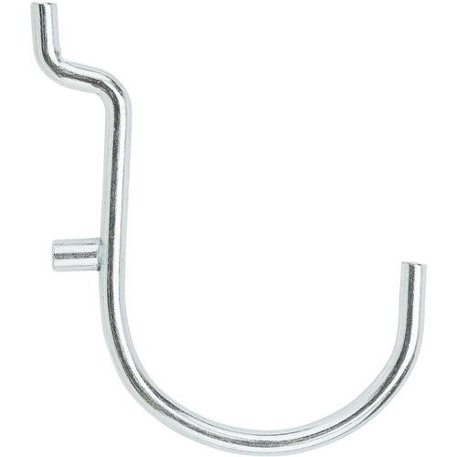 Peg Hook, 1-1/2 in, 1/8, 1/4 in Opening, Steel, Zinc - pack of 30