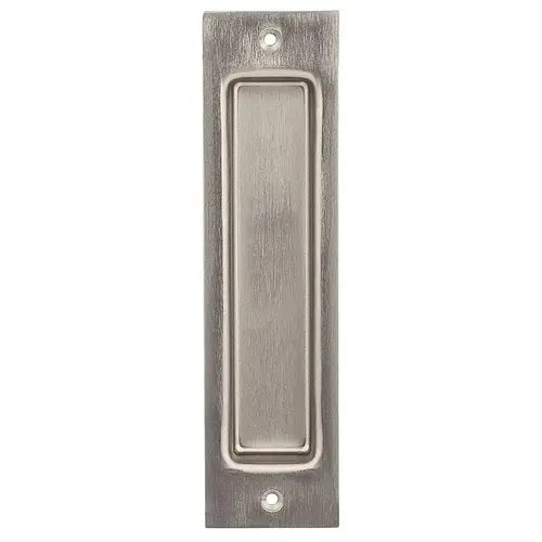 8" Flush Pull for Sliding Door Satin Nickel Finish