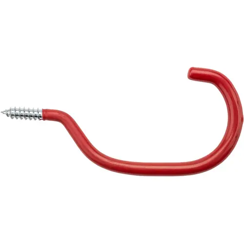 V2158 Bicycle Hook, 40 lb, Over-The-Door Mounting, Steel, Red - pack of 6