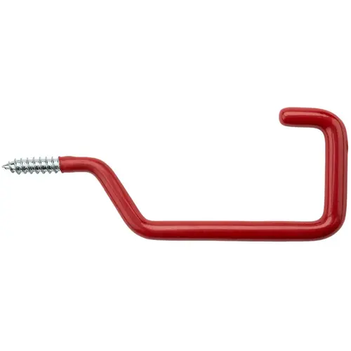 V2213 Rafter Screw Hook - Pair - Red Vinyl - 2 per pack x6 packs