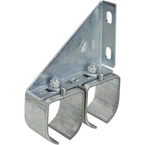 National Hardware N193-912 5415BC Double Round Rail Bracket - Galvanized