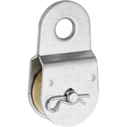 3213BC 1-1/2" Fixed Single Pulley Zinc Plated Finish