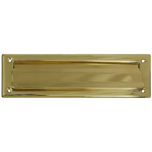 V1911 2" x 11" Mail Slot Solid Brass Finish - pack of 2