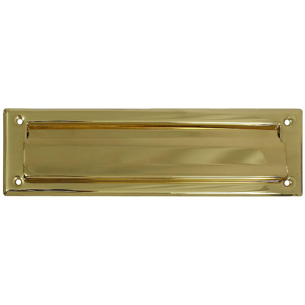 National Hardware N197905 V1911 2" x 11" Mail Slot Solid Brass Finish