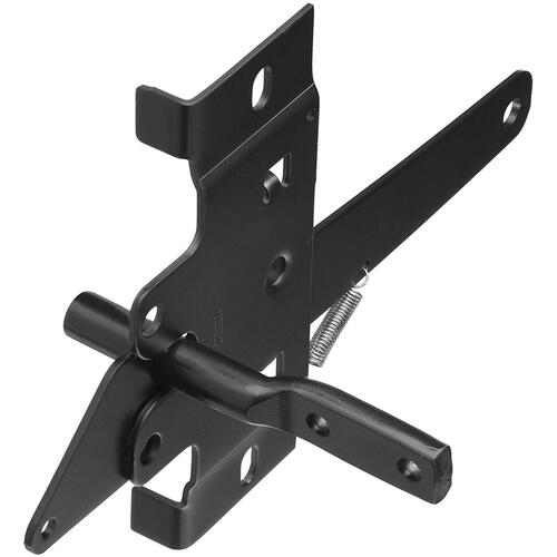 National Hardware N199158 V28 Post Mount Gate Latch Black Finish