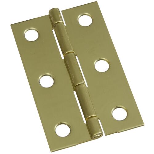 V1801 2-1/2" x 1-9/16" Hinge Solid Brass Finish - pack of 5