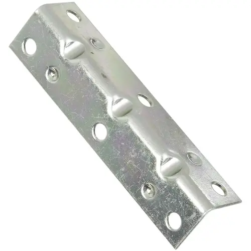 V113 3-1/2" Corner Brace Zinc Plated Finish