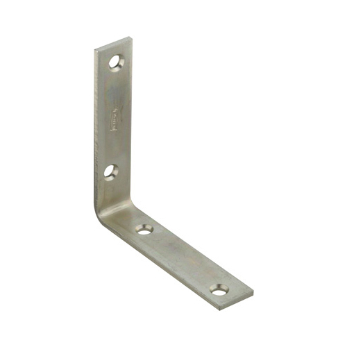 115BC 4" x 7/8" Corner Brace Zinc Plated Finish - pack of 10