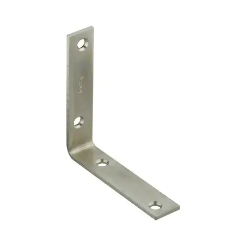 115BC 4" x 7/8" Corner Brace Zinc Plated Finish