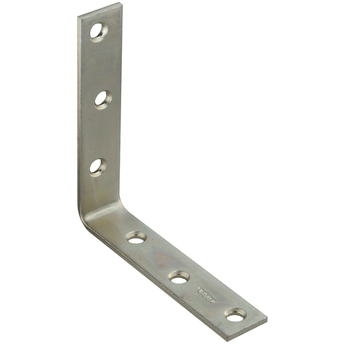 115BC 5" x 1" Corner Brace Zinc Plated Finish