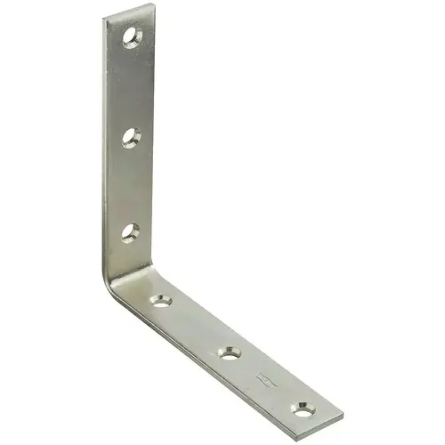 115BC 6" x 1-1/8" Corner Brace Zinc Plated Finish - pack of 10