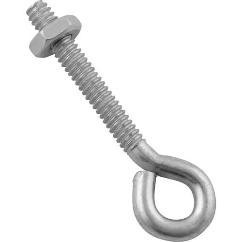 2160BC 3/16" x 2" Eye Bolt Zinc Plated Finish