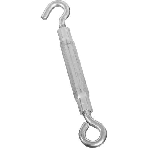 2172BC 10-1/2" x 3/8" Hook / Eye Turnbuckle - Zinc Plated