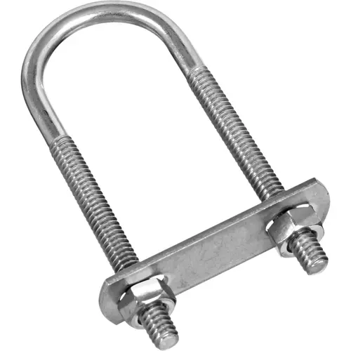 2193BC #136 U Bolt Stainless Steel Finish Zinc Plated