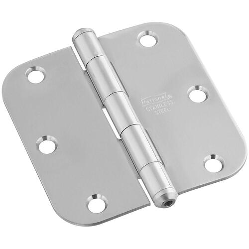 V514R58 3-1/2" x 3-1/2" Door Hinge Stainless Steel Finish