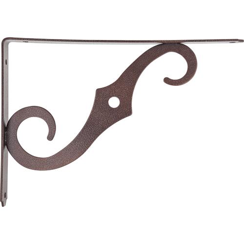 152BC 10" x 7" Ornamental Shelf Bracket Antique Bronze Finish - pack of 10