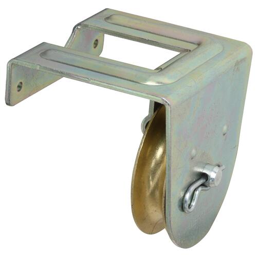 3221BC 2" Joist Mount Single Pulley Zinc Plated Finish