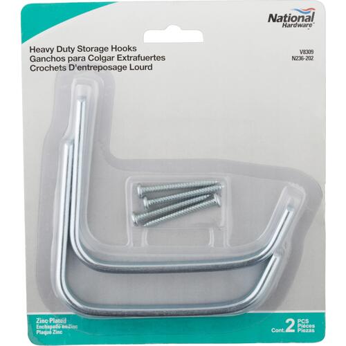 V8309 Heavy Duty Storage Hook Zinc Plated Finish