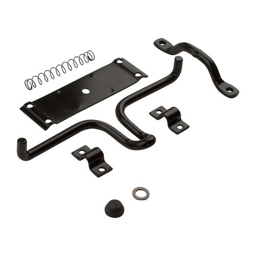 National Hardware N236729 V1136 Stall / Gate Latch Black Finish