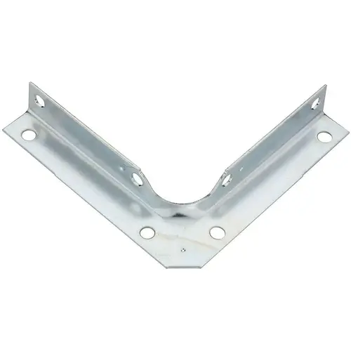 V114 4" x 5/8" Corner Brace Zinc Plated Finish