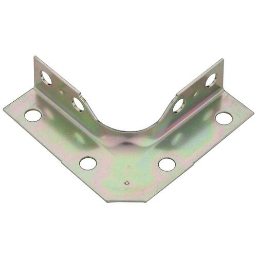 V114 2-1/2" x 5/8" Corner Brace Zinc Plated Finish