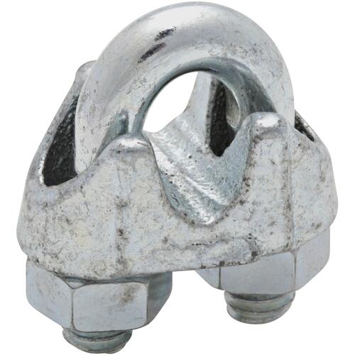 3230BC 1/4" Wire Cable Clamp Zinc Plated Finish