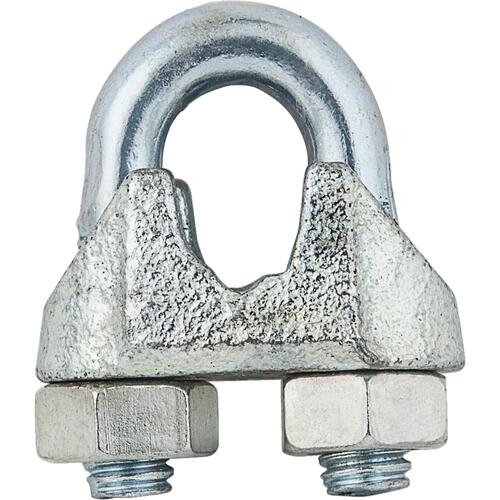 3230BC 5/16" Wire Cable Clamp Zinc Plated Finish - pack of 10