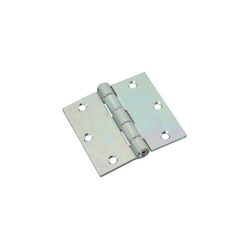 V505 3-1/2" x 3-1/2" Non Removable Pin Hinge Zinc Plated Finish - pack of 5