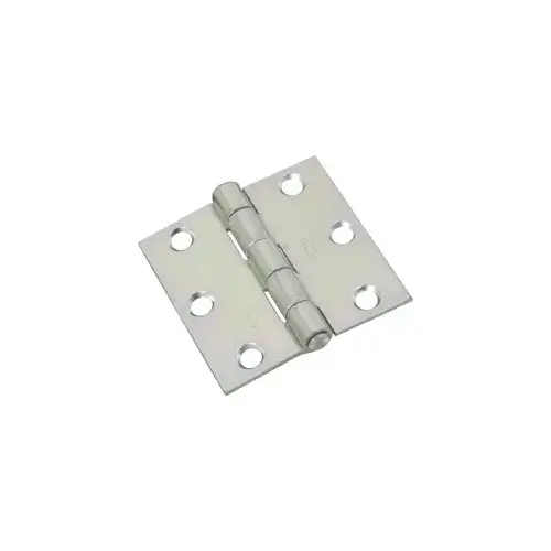 V505 2-1/2" x 2-1/2" Non Removable Pin Hinge Zinc Plated Finish - pack of 5